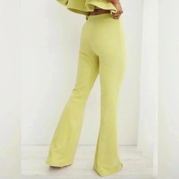 AERIE Groove-On Rib Velour Flare Pant - Picture 3 of 8